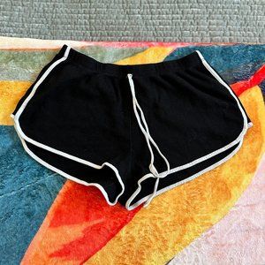 Women's Black Lounge Shorts